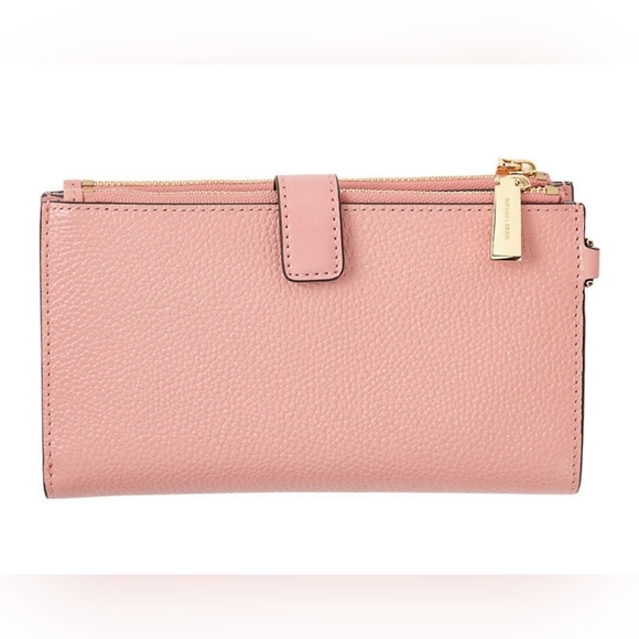 Michael Kors Wallet Wristlet Primrose Pink Double Zip Phone Jet Set NWT! - Picture 3 of 7